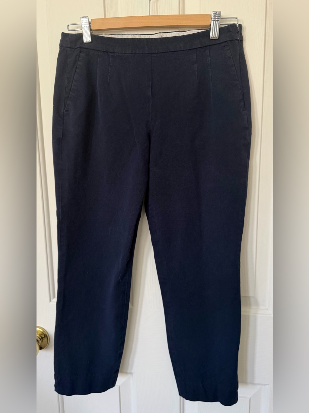 J. Crew Navy Cropped Ankle Pants